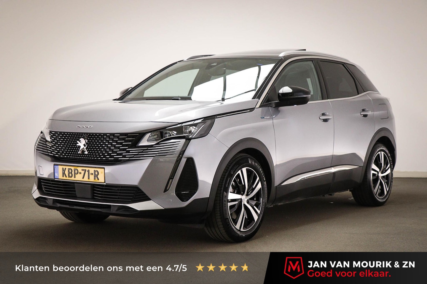 Peugeot 3008 - 1.6 HYbrid4 300 GT | PANORAMADAK | SFEERVERLICHTING | DAB | APPLE | 360 CAMERA - AutoWereld.nl