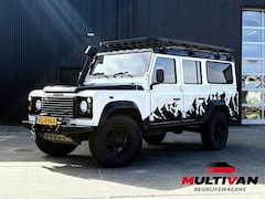 Land Rover Defender 110 - 2.5 TD5 SAFARI | GRIJS KENTEKEN 2P | LIER | LUXE STOEL | SNORKEL | DAKTENT FEMKES | RVS UI