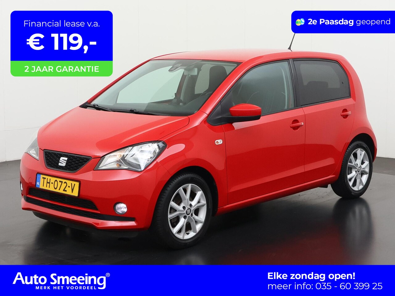 SEAT Mii - 1.0 Sport Intense | Airco | Bluetooth | Lichtmetalen Velgen | 12 mnd Garantie | Zondag Ope - AutoWereld.nl