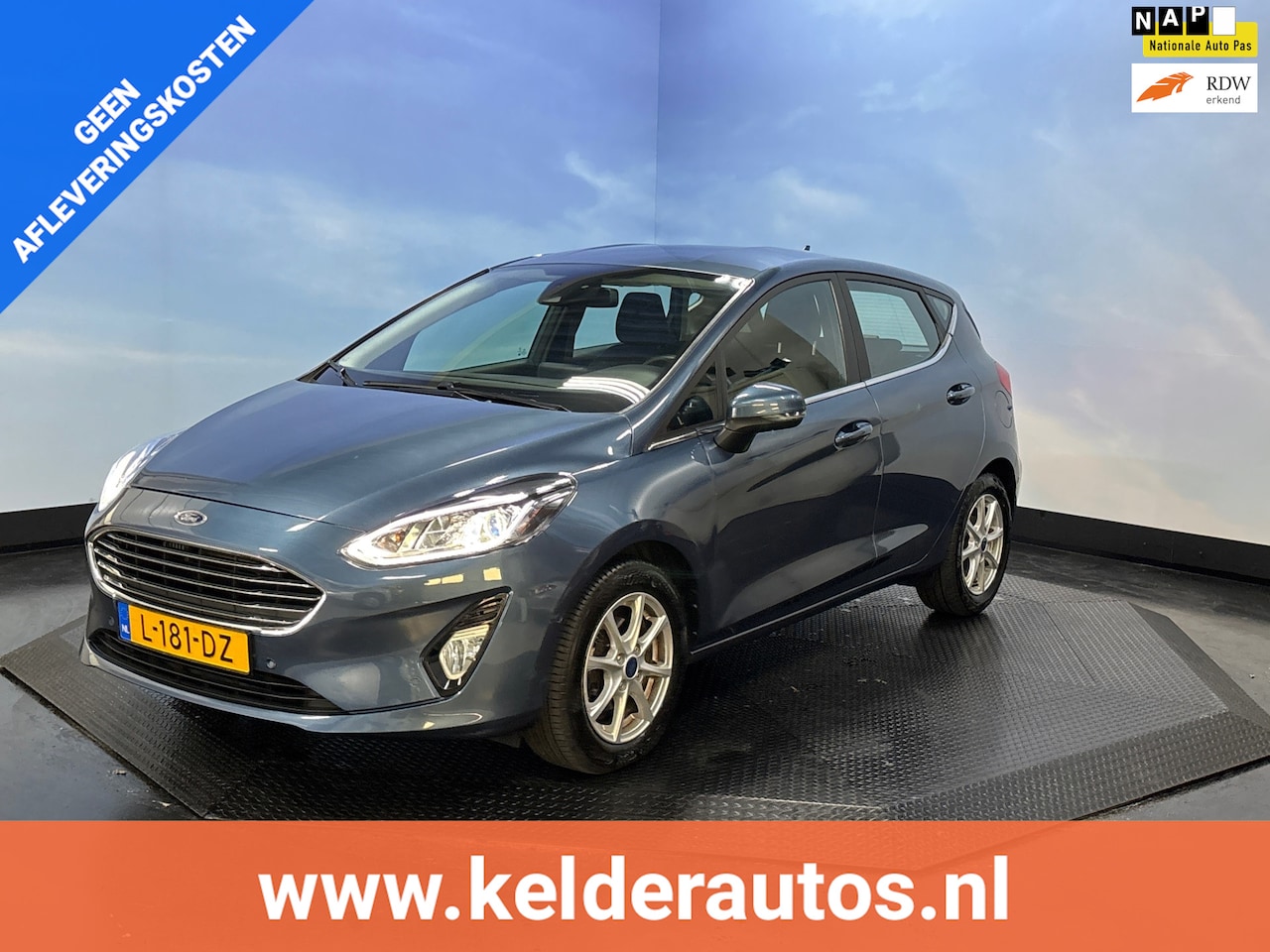 Ford Fiesta - 1.0 EcoBoost Titanium Airco | Navi | Cruise | PDC - AutoWereld.nl