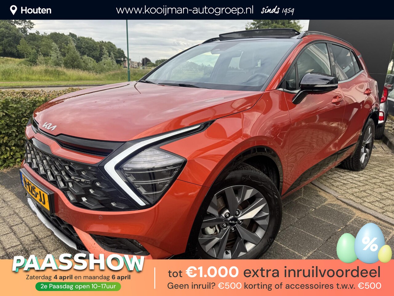 Kia Sportage - 1.6 T-GDi Hybrid GT-Line Dealeronderhouden, Unieke Kleur, Schuif/Kanteldak, Parkeersensore - AutoWereld.nl
