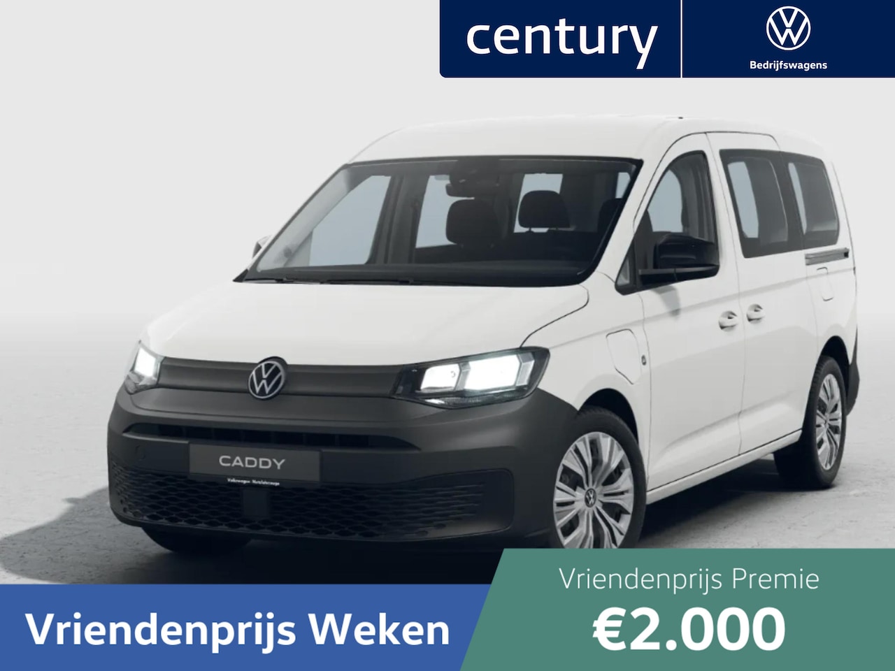 Volkswagen Caddy Maxi - Bedrijfswagens Kombi 1.5 eHybrid EU6 85 kW (115 pk) 2970 mm - AutoWereld.nl