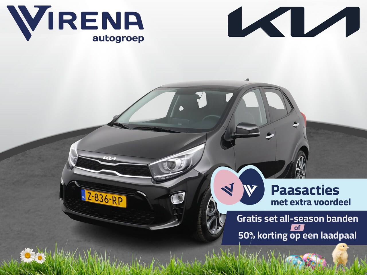 Kia Picanto - 1.0 DPi DynamicPlusLine Apple Carplay/Android Auto - Cruise Control - Climate Control - Na - AutoWereld.nl