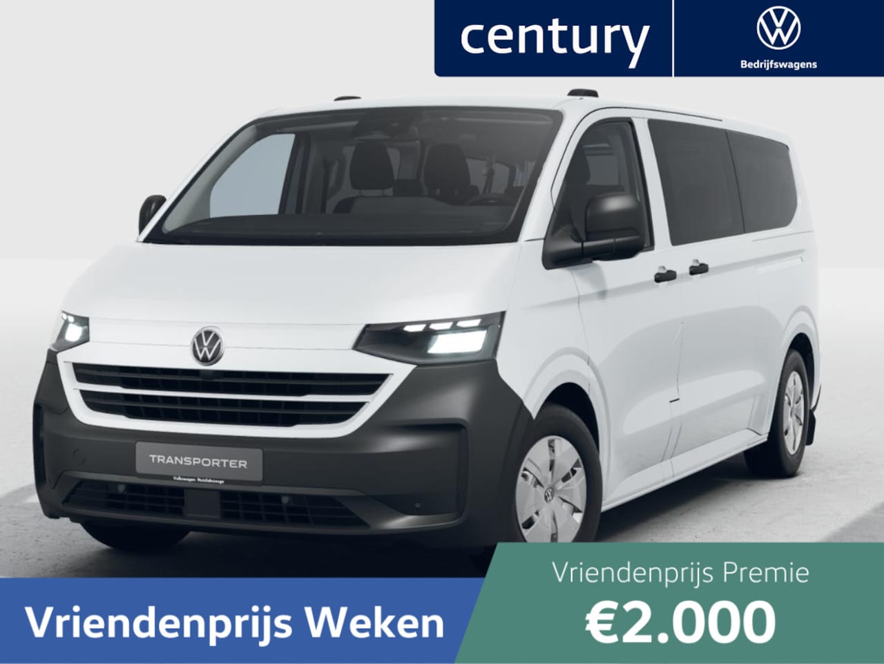 Volkswagen e-Transporter Kombi - Bedrijfswagens Life L2 Elektromotor 160 kW (218 pk) 3500 mm Elekt - AutoWereld.nl