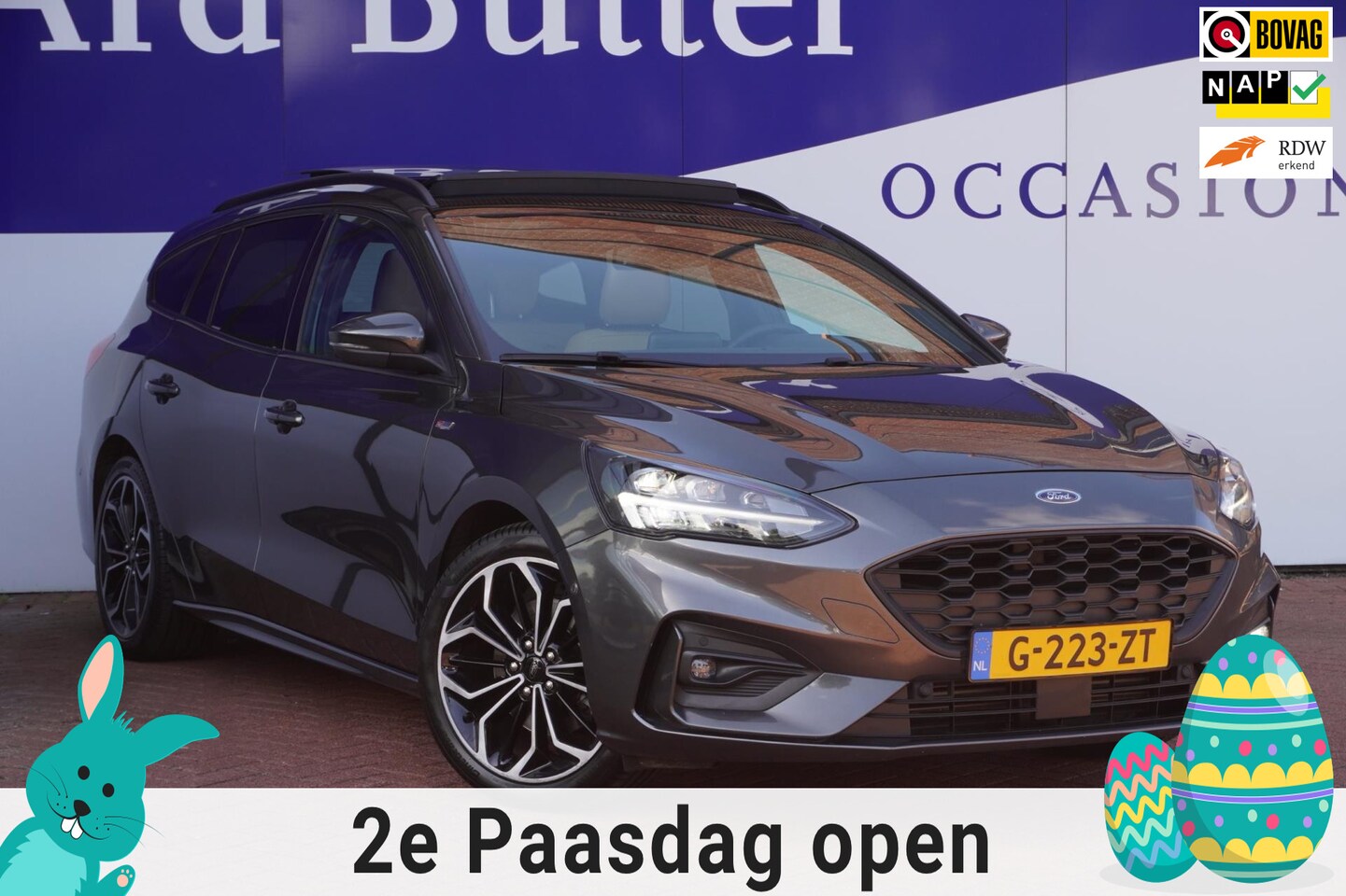 Ford Focus Wagon - 1.5 EcoBoost ST Line Business 184PK / Pano-Dak / Camera / Vol-leder / Stoel-verw. / 18"lmv - AutoWereld.nl