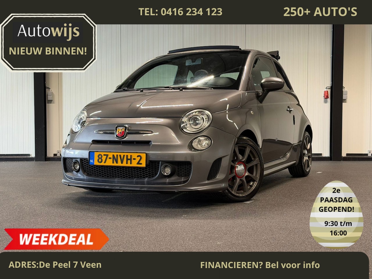 Fiat 500 C - 1.4-16V Abarth|CABRIO|AUT|NL AUTO|140PK|INTERSCOPE - AutoWereld.nl