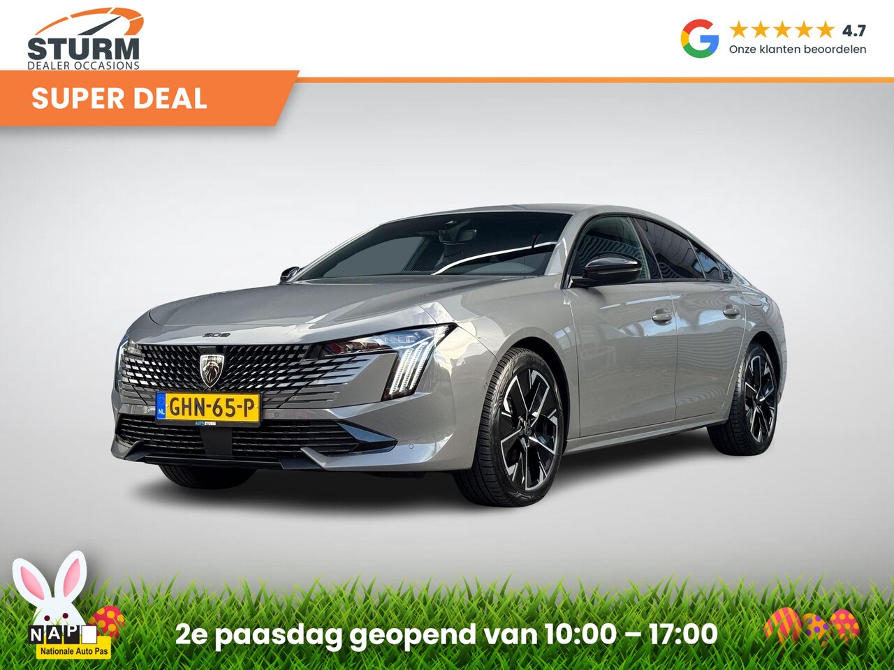 Peugeot 508 - 1.6 HYbrid 180 GT NL-Auto, Nieuwstaat incl. Afneembare Trekhaak! - AutoWereld.nl
