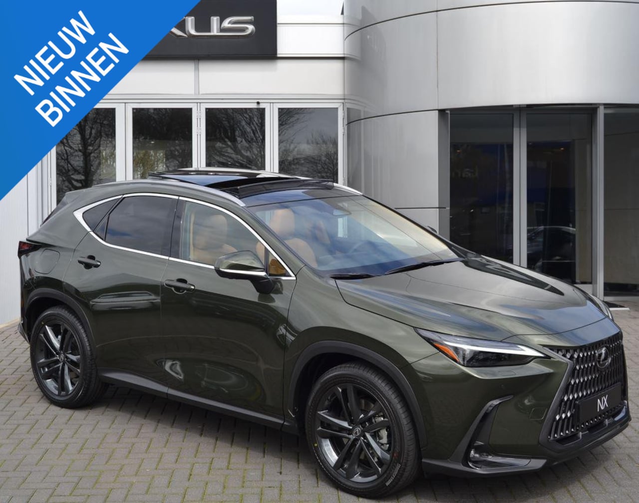 Lexus NX - 450h+ AWD 35th Edition NIEUW DIRECT LEVERBAAR TREKHAAK-1500KG PANODAK 360-CAM STUURVERW - AutoWereld.nl