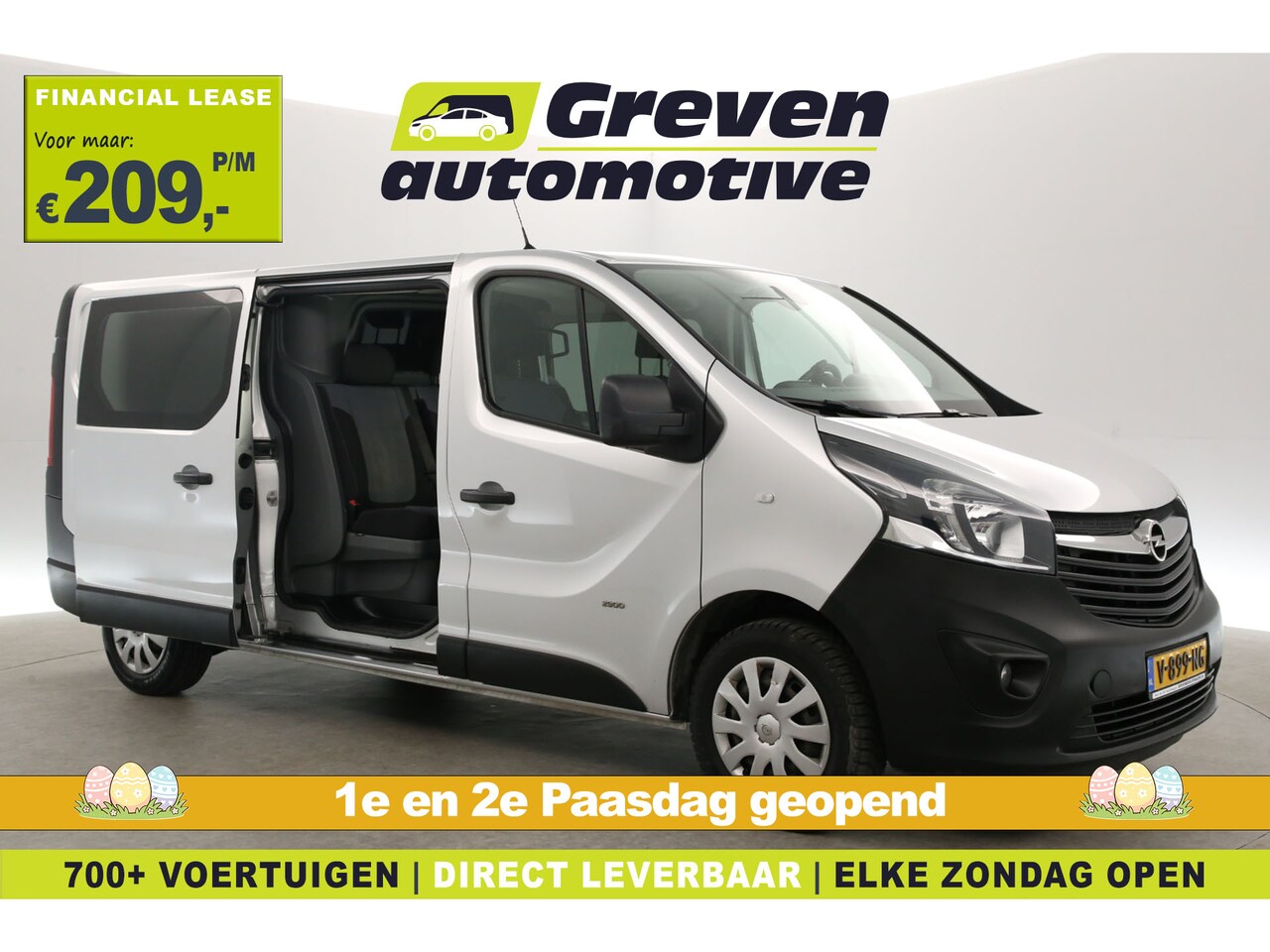 Opel Vivaro - 1.6 CDTI L2H1 | Dubbele Cabine | Airco | Camera | Cruise | Navigatie | Parkeersens. - AutoWereld.nl