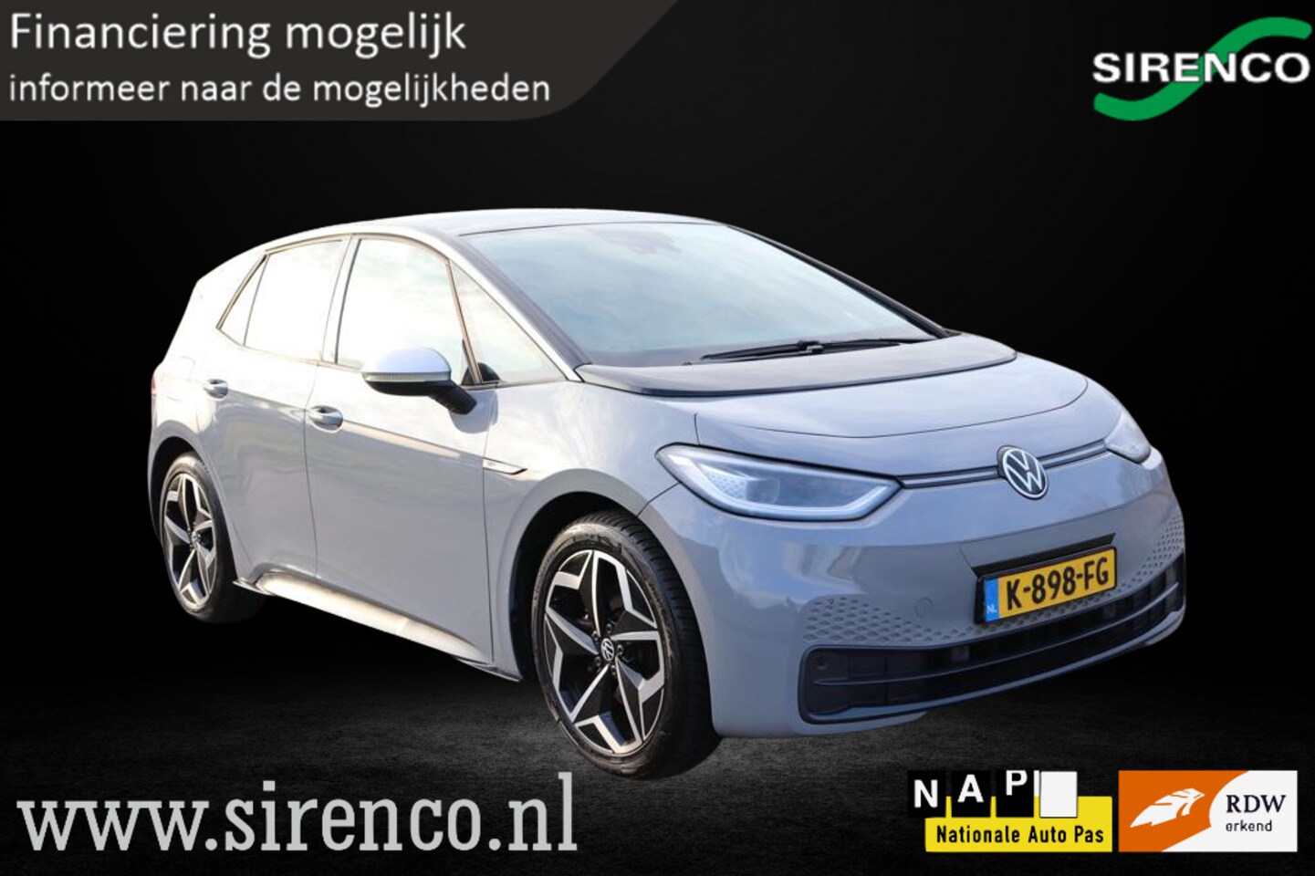 Volkswagen ID.3 - First Plus 58 kWh | stoel & stuurverwarming | adaptieve cruise control | IQ light | sfeerv - AutoWereld.nl