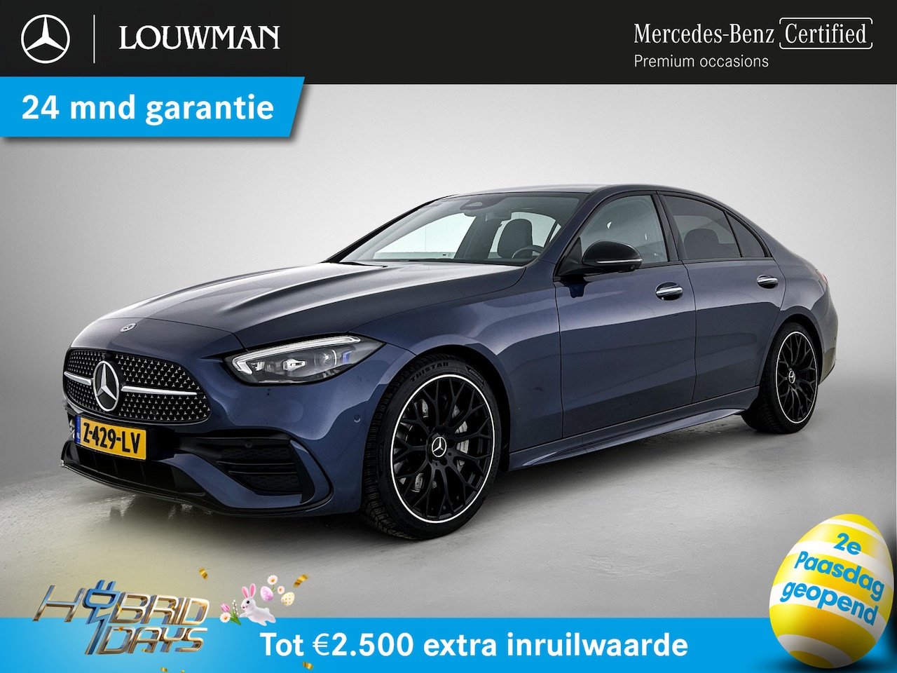 Mercedes-Benz C-klasse - 200 AMG Line Inclusief 24 maanden MB Certified garantie voor Europa. - AutoWereld.nl