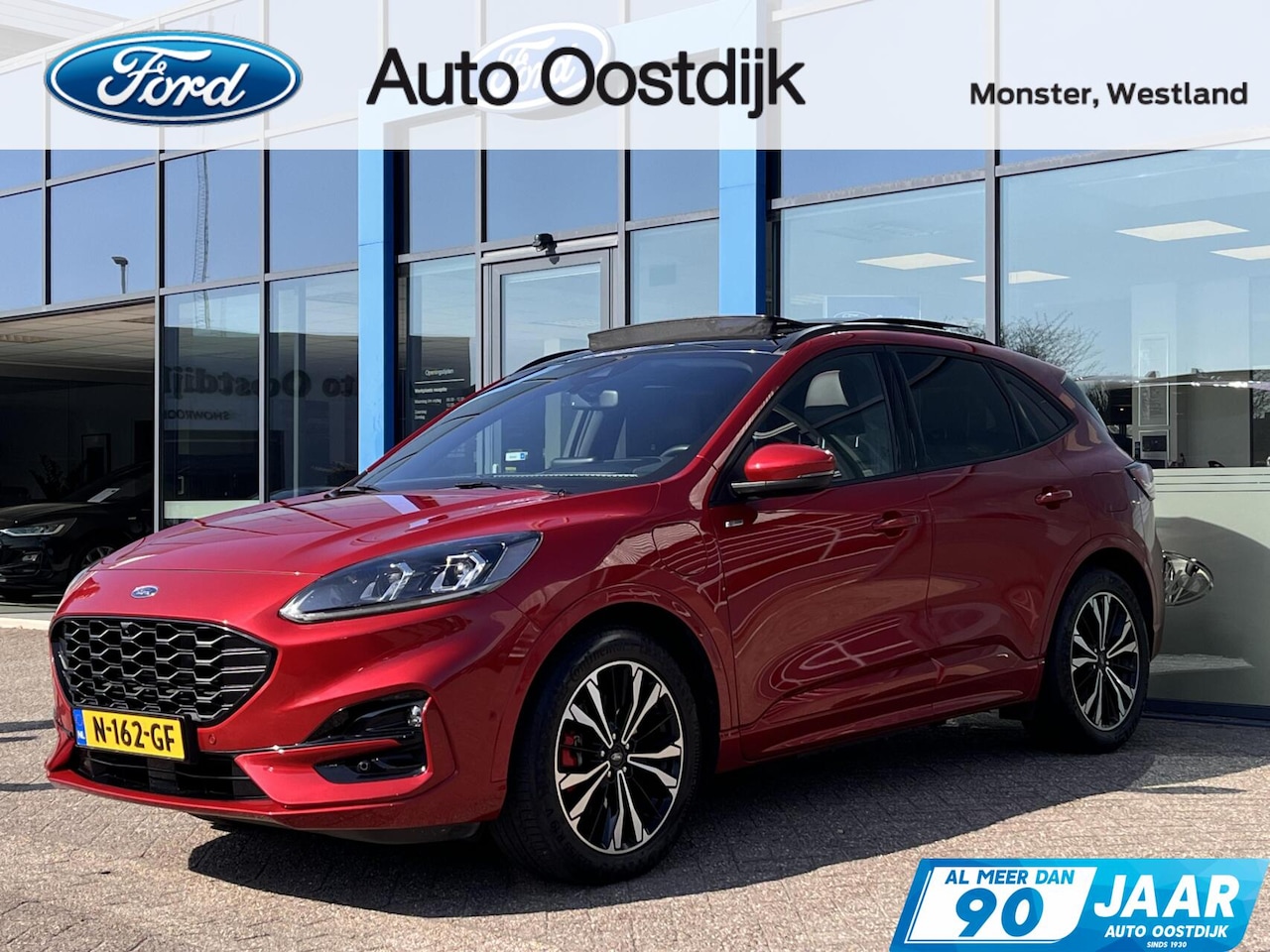 Ford Kuga - 2.5 PHEV ST-Line X 225PK Afn. Trekhaak Panodak Adaptieve Cruis Winterpack Head-Up Blind-Sp - AutoWereld.nl