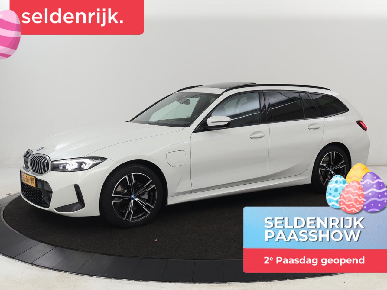 BMW 3-serie Touring - 320e M Sport | Panoramadak | Trekhaak | Stoelverwarming | Carplay | Sportstoelen | Leder/A - AutoWereld.nl