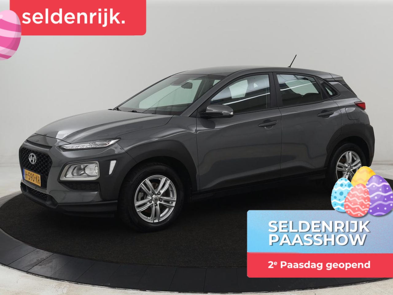 Hyundai Kona - 1.0 T-GDI i-Drive | 1e eigenaar | Cruise control | Airco | Bluetooth | Radio | 16'' lichtm - AutoWereld.nl