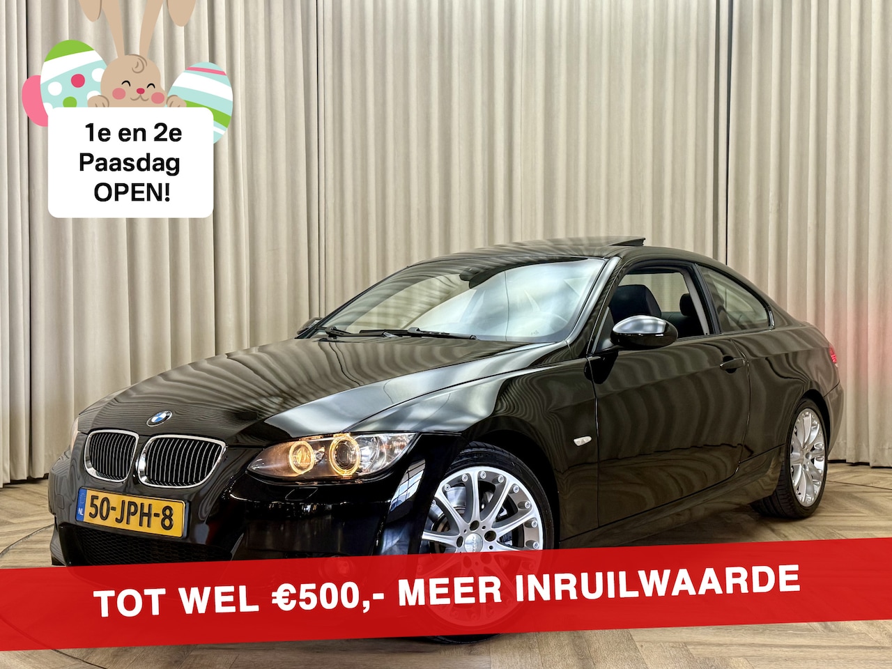 BMW 3-serie Coupé - 335i / E92 / 305 PK / HARTGE / M Sport / F1 Automaat / M3 uitlaat / Full Option / Schuifda - AutoWereld.nl