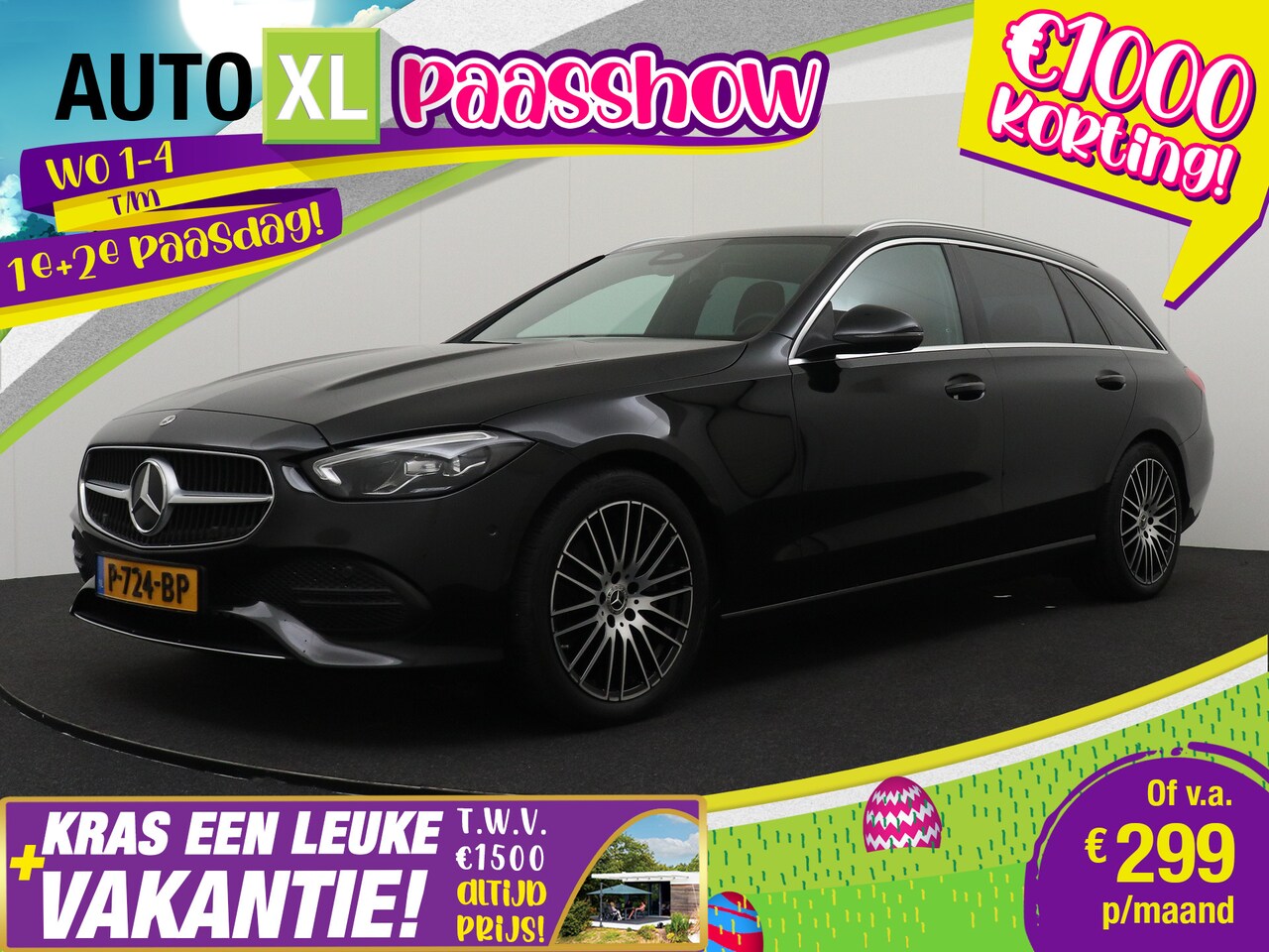 Mercedes-Benz C-klasse Estate - 200 204 PK Luxury-Line Camera Adapt.Cruise - AutoWereld.nl