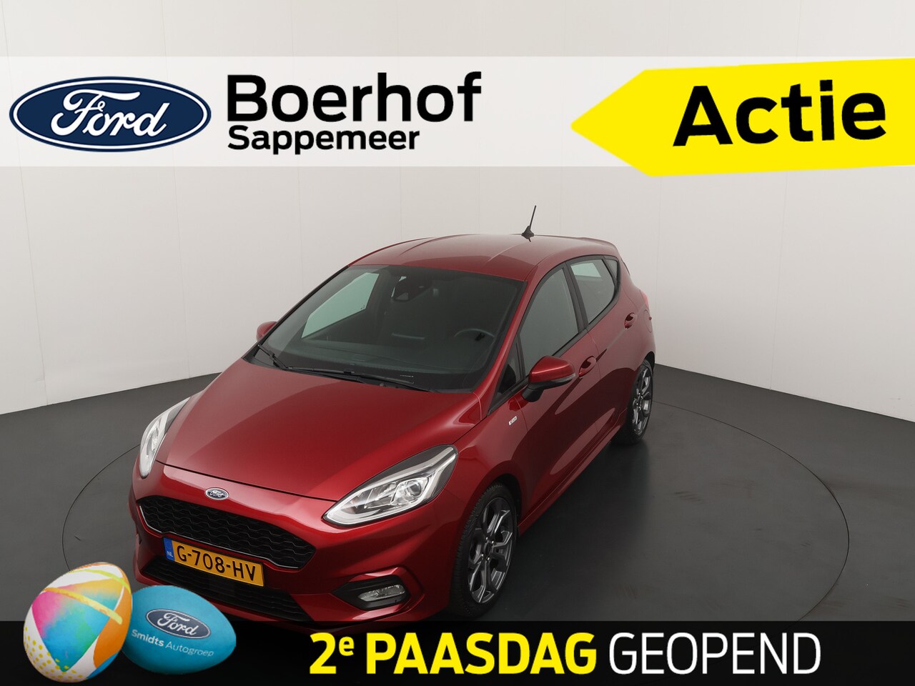 Ford Fiesta - ST-Line | Gr. Spoiler | Clima | PDC achter | Cruise | DAB | 100% onderhouden | - AutoWereld.nl
