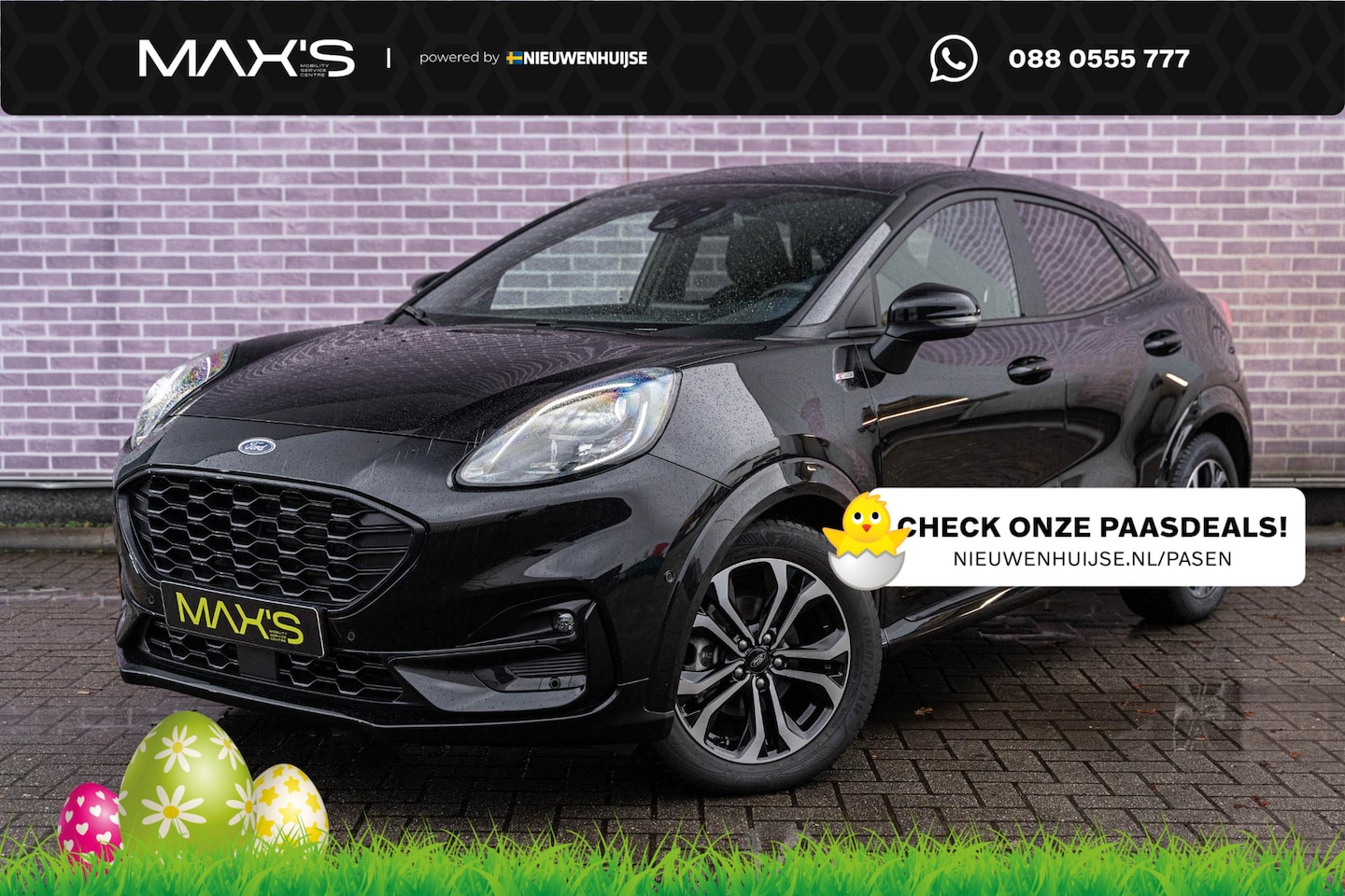 Ford Puma - 1.0 EcoBoost Hybrid 155 ST-Line | Adaptive Cruise Control | Navigatie | Achteruitrijcamera - AutoWereld.nl