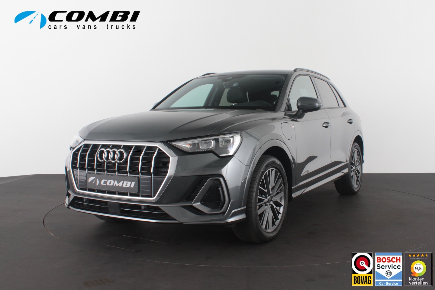 Audi Q3 - 45 TFSI e S line > 245pk/Trekhaak/Daytona Gray/19 inch - AutoWereld.nl