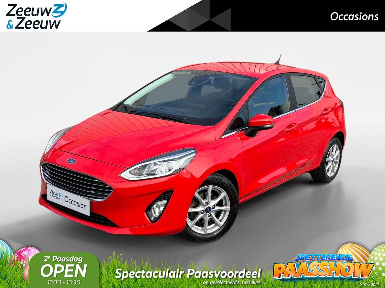 Ford Fiesta - 1.0 EcoBoost Hybrid Titanium 125PK | Climate Control | Parkeersensoren | Cruise Control | - AutoWereld.nl