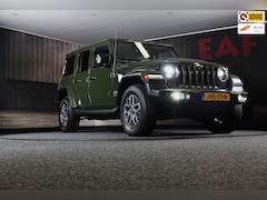 Jeep Wrangler Unlimited - 4xe 380 80th Anniversary / Acc / 360 Camera / Dode Hoek / Leder / Navi / Ecc / Elek Pakket