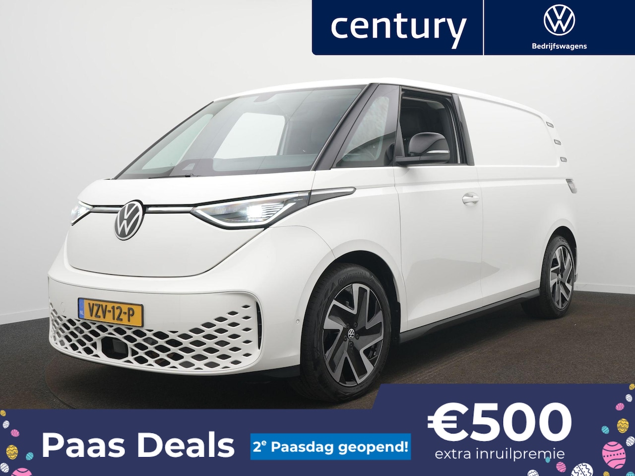 Volkswagen ID. Buzz Cargo - Bedrijfswagens 77 kWh / Elek. Trekhaak / Adap. Cruise / Navi / IQ-Light - AutoWereld.nl