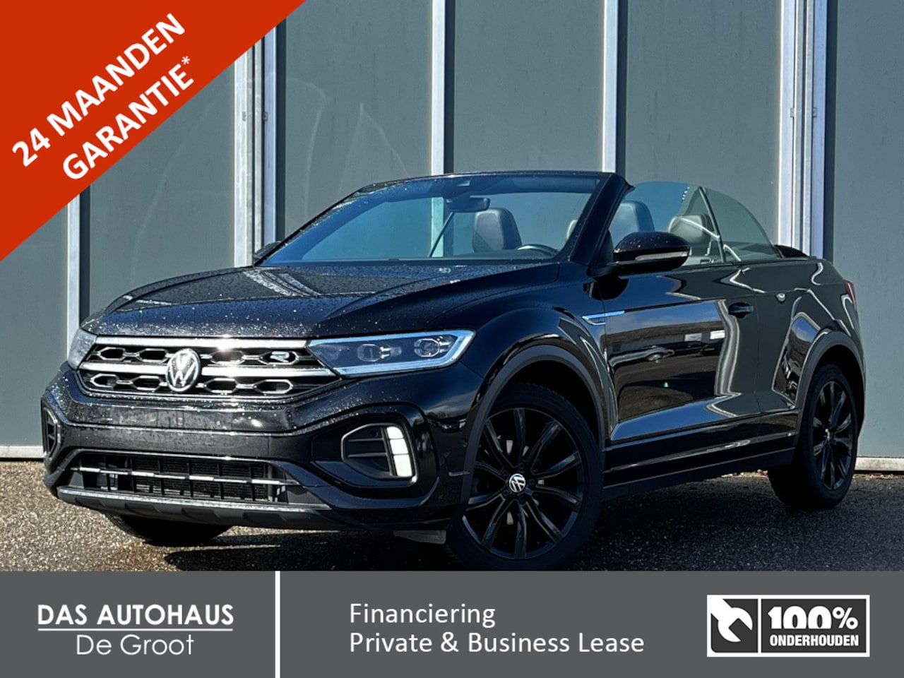 Volkswagen T-Roc Cabrio - 1.5 TSI 150pk DSG R-Line Black Style - AutoWereld.nl