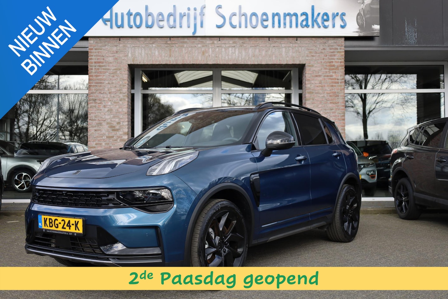 Lynk & Co 01 - 1.5 MY23! BLACKLINE! 6.6Kwh LADEN! ZWARTE-HEMEL ROLHOES MY23 360-CAMERA PANO/SCHUIF INFINI - AutoWereld.nl