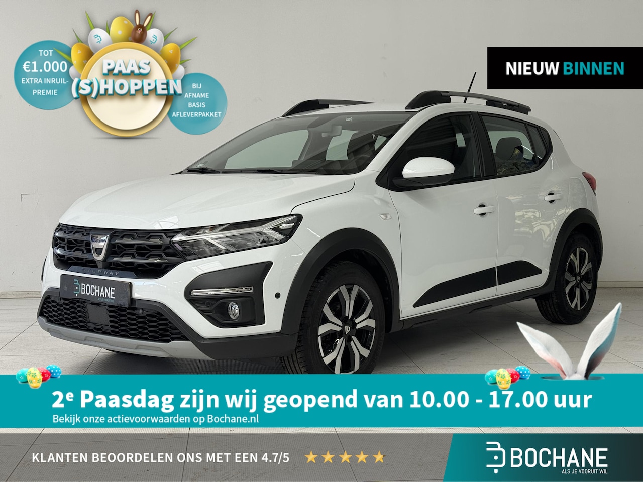 Dacia Sandero Stepway - 1.0 TCe 100 ECO-G Extreme | Trekhaak | Navigatie | Climate Control | Achteruitrijcamera | - AutoWereld.nl