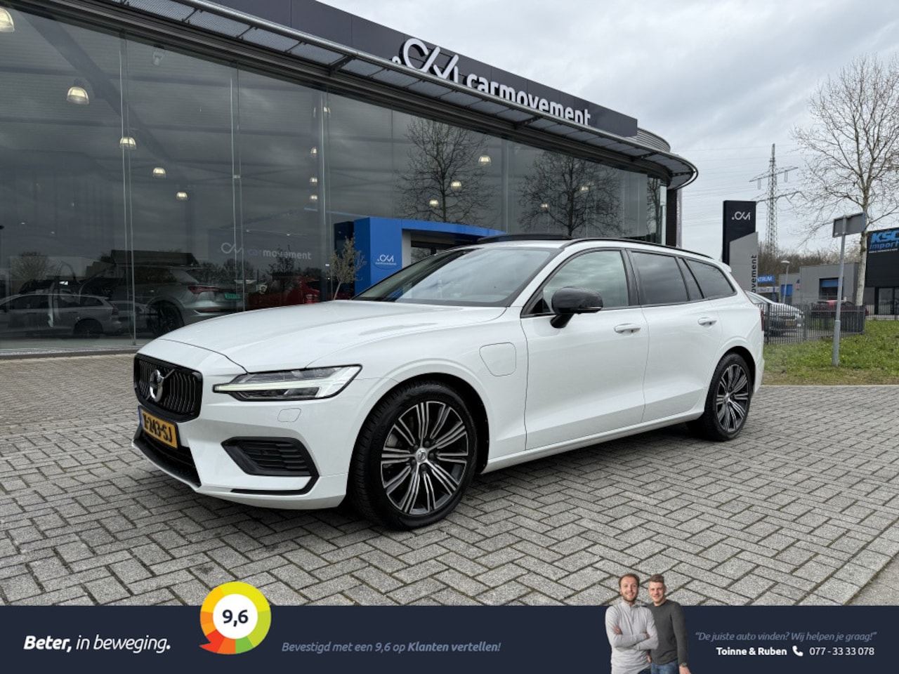 Volvo V60 - 2.0 T6 AWD Recharge Inscription | Harman/Kardon | Panoram | 360° - AutoWereld.nl