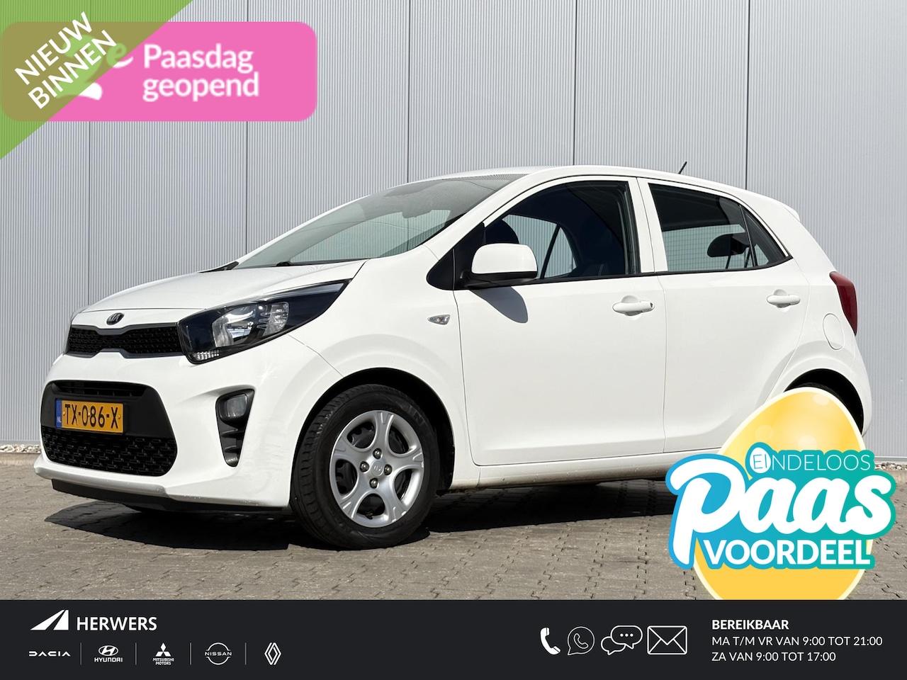 Kia Picanto - 1.0 CVVT EconomyPlusLine / Airco / Cruise Control / Aux / Bluetooth / - AutoWereld.nl