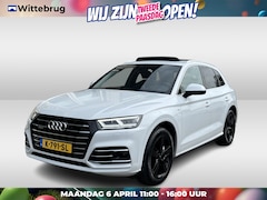 Audi Q5 - 55 TFSI e quattro S-Line / AUTOMAAT/ 367 PK/ PANO/ LUCHTVERING/ LEER/ TREKHAAK/ CAMERA/ AC
