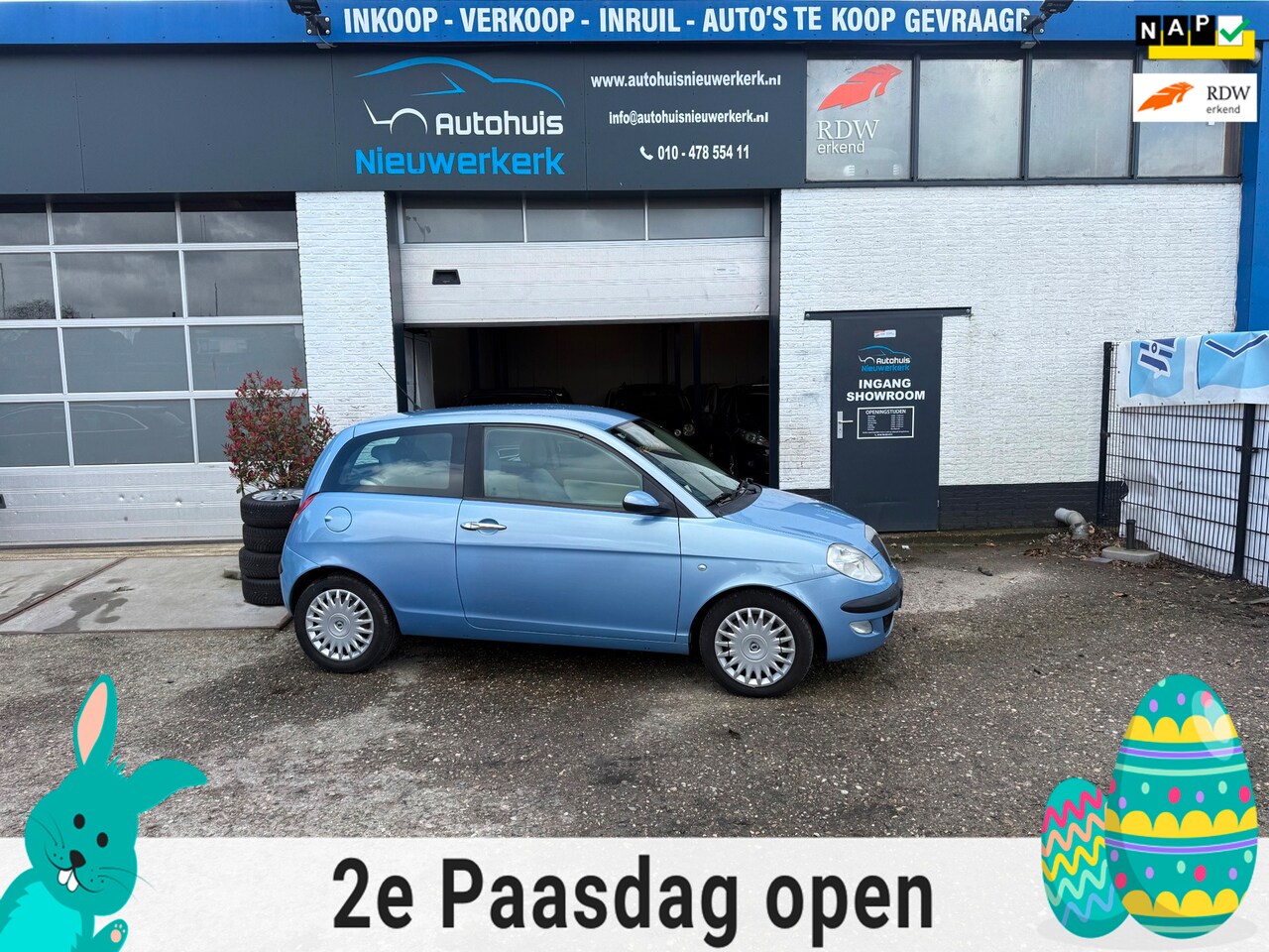 Lancia Y(psilon) - Ypsilon 1.2-16V Argento/ met lederen interieur, Airco, NAP en een ruime APK!!! - AutoWereld.nl
