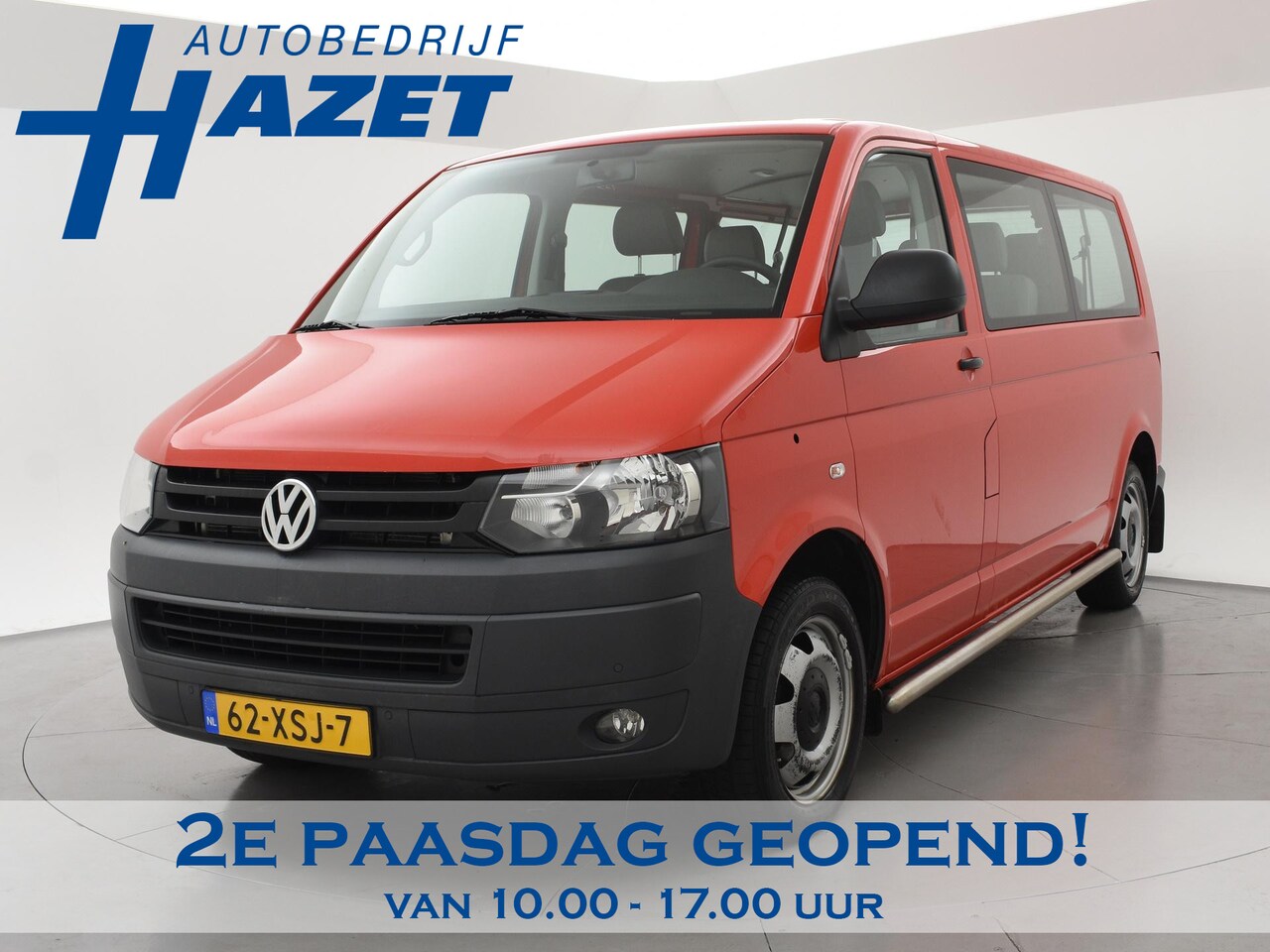 Volkswagen Transporter Kombi - 2.0 TDI L2H1 4MOTION 8-PERSOONS *1e EIGENAAR* + CRUISE CONTROL | AIRCO | TREKHAAK - AutoWereld.nl