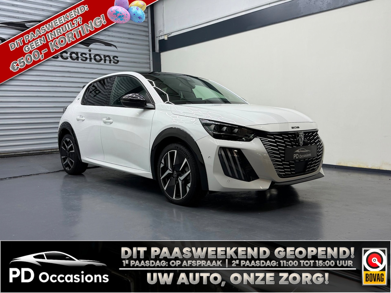 Peugeot 208 - 1.2 Hybrid 145PK GT - Alcantara - Pano - Memory - (360) Camera - Cruise - Carplay - AutoWereld.nl