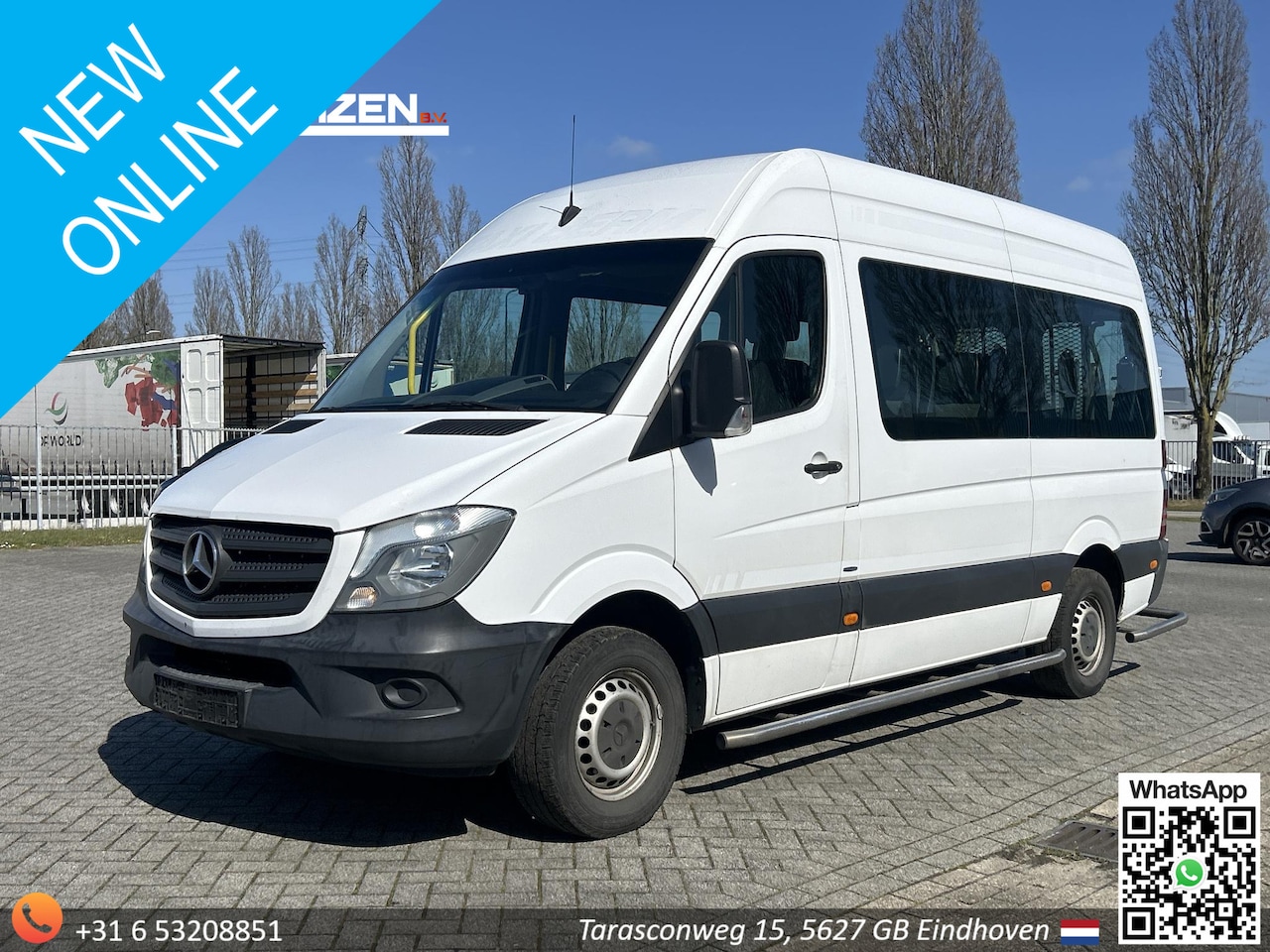 Mercedes-Benz Sprinter - 313 2.2 BlueTEC 366 9P. | €8.950,- NETTO! | Euro 6 | Rolstoel Lift | Airco | - AutoWereld.nl