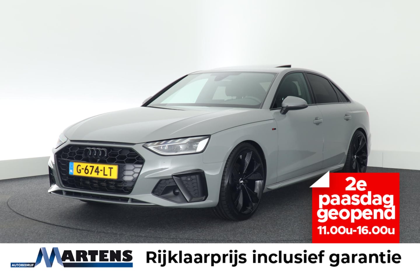 Audi A4 Limousine - 35 TFSI 150pk 2x S-Line Black Edition Virtual Cockpit Schuifdak Navigatie Cruise Control L - AutoWereld.nl