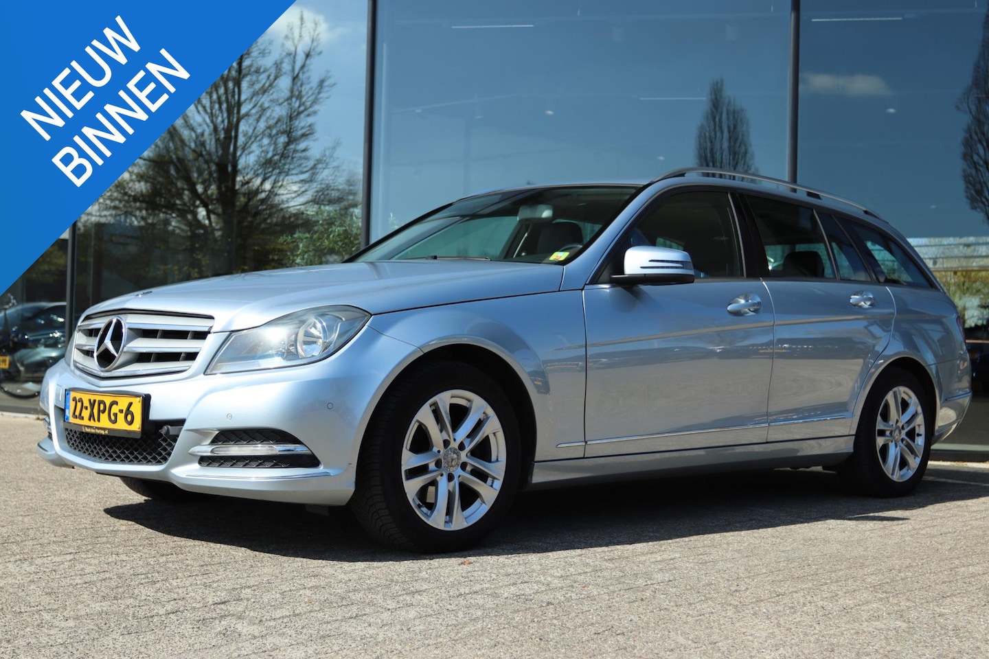 Mercedes-Benz C-klasse Estate - 180 BUSINESS CLASS AVANTGARDE | NAVI | TREKHAAK | CRUISE | LMV | BLUETOOTH - AutoWereld.nl