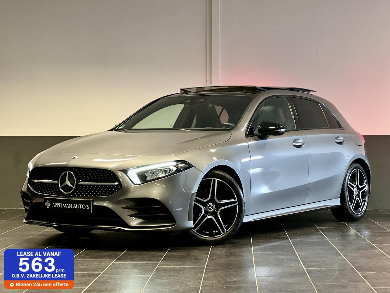 Mercedes-Benz A-klasse - 180 AMG | Sfeer | Camera | Pano | Widescreen | - AutoWereld.nl