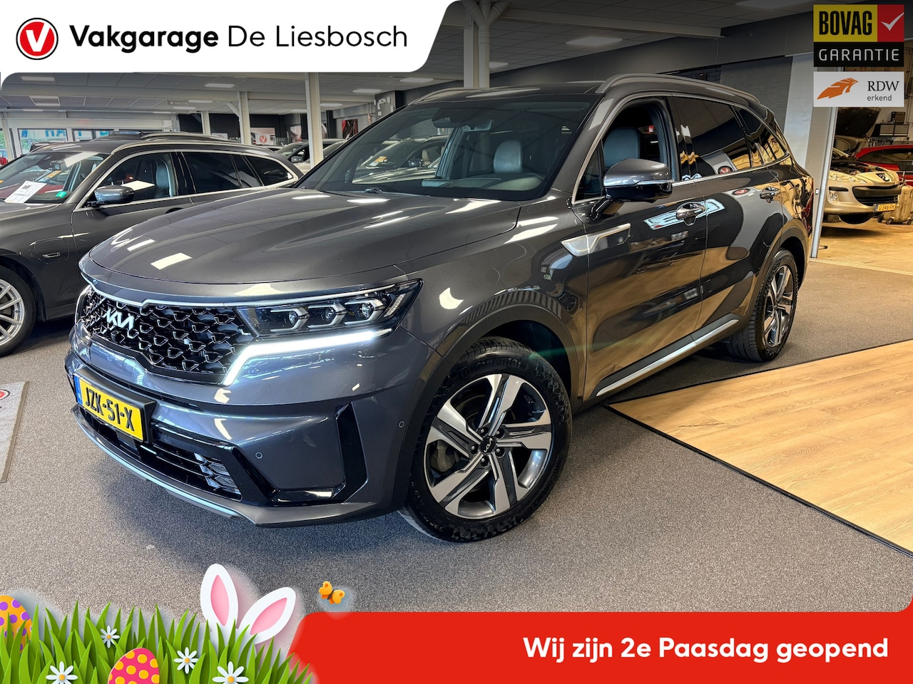 Kia Sorento - 1.6 T-GDI Plug-in Hybrid 4WD ExecutiveLine 7 Persoons / head-up / Bose / leer / 360camera - AutoWereld.nl