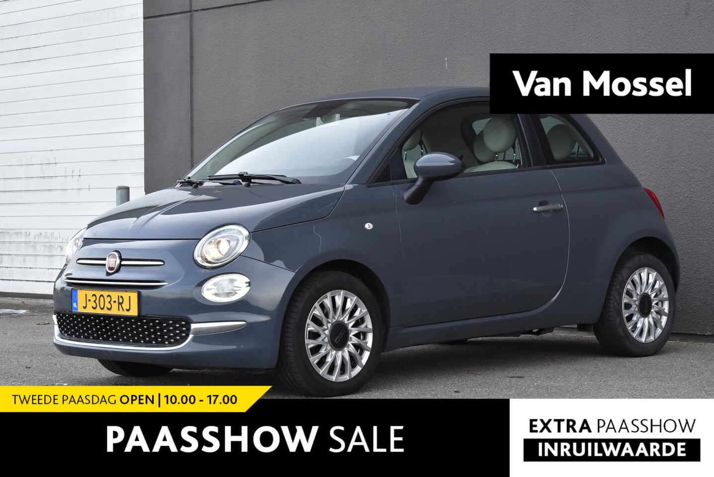 Fiat 500 - 1.0 Hybrid Lounge | Navi | Licht Metalen Velgen| Climate Controle | Bluetooth - AutoWereld.nl