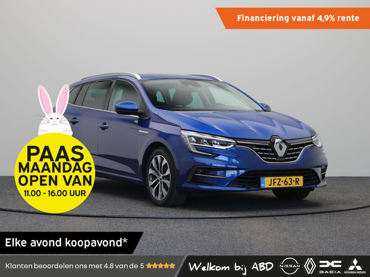 Renault Mégane Estate - TCe 140pk Techno | Stoel- en stuurwielverwarming | Geremd 1700kg | Achteruitrijcamera | - AutoWereld.nl