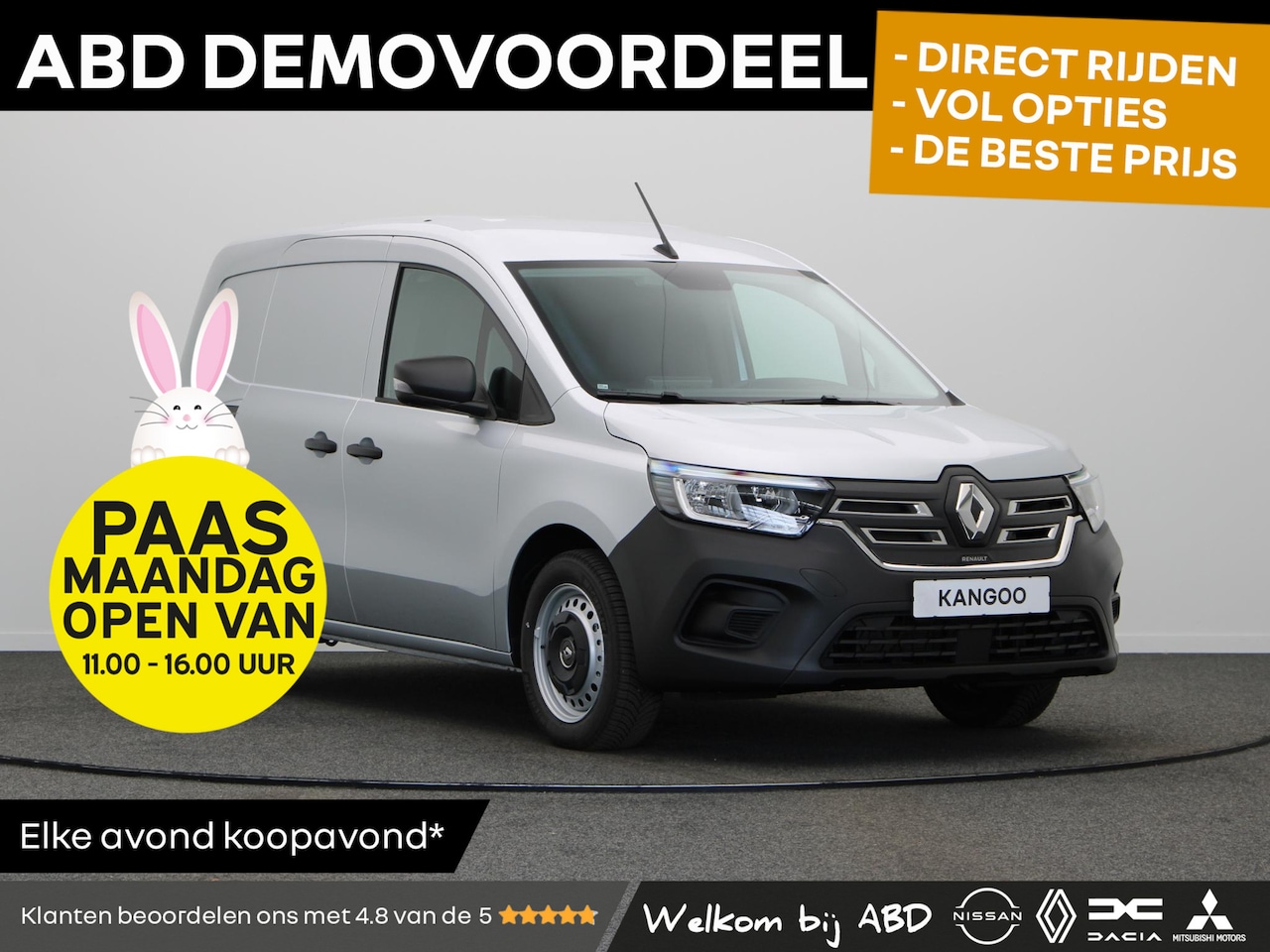 Renault Kangoo E-Tech - Advance 22 kW 44 kWh | Laadruimtebetimmering | Apple carplay / Android Auto | - AutoWereld.nl