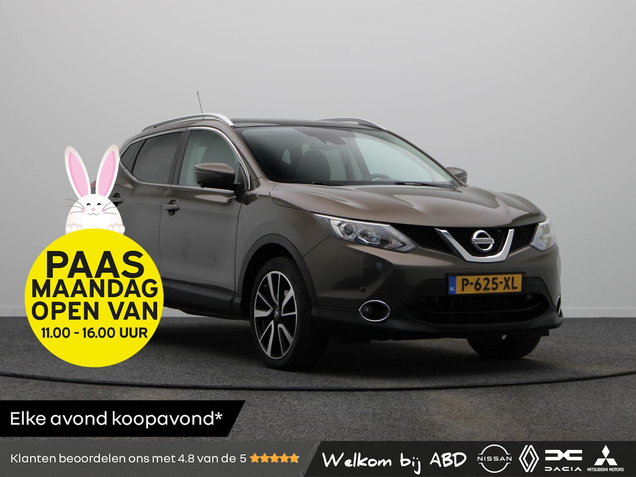 Nissan Qashqai - 1.6 Tekna | Panorama dak | Leder | 360 camera | Trekhaak | - AutoWereld.nl