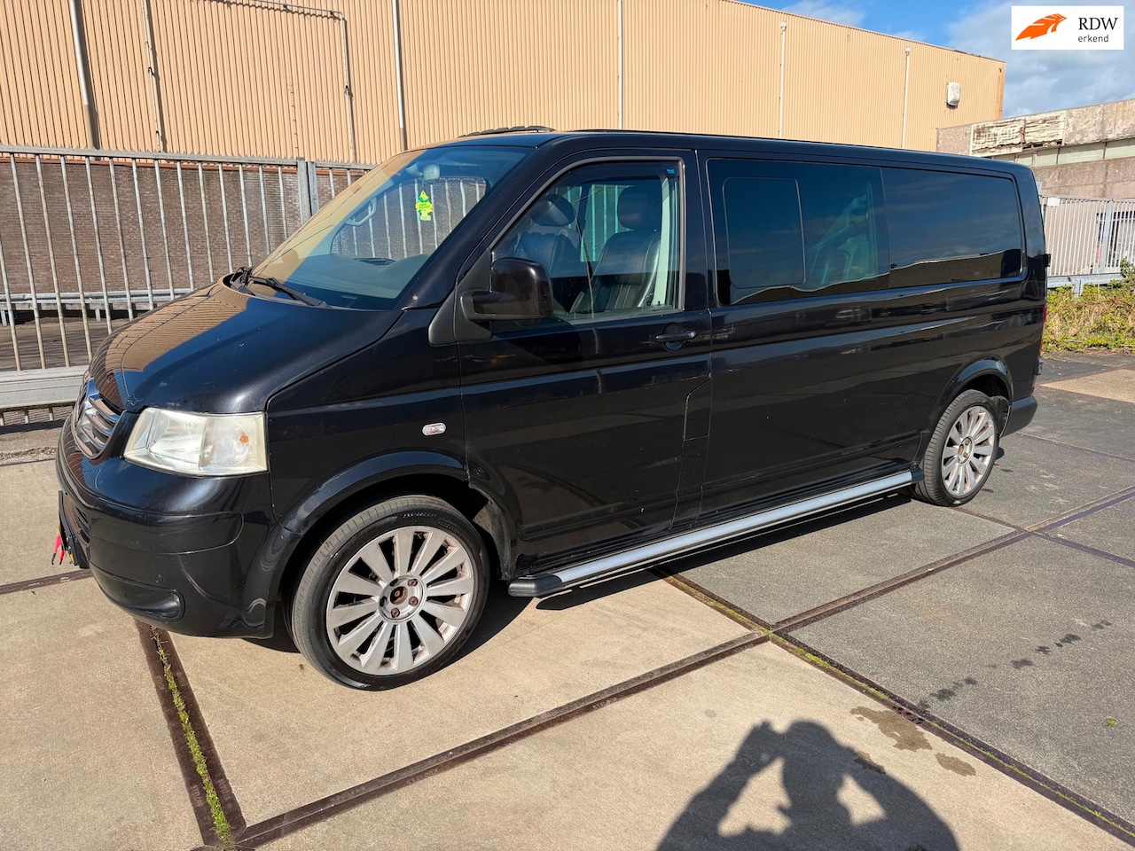 Volkswagen Transporter - 2.5 TDI 340 Comfortline DC!AIRCO!ELECKTRISH RAAM&SPIEGEL!DBL CABINE!APK:8-07-2026!PARKEERS - AutoWereld.nl