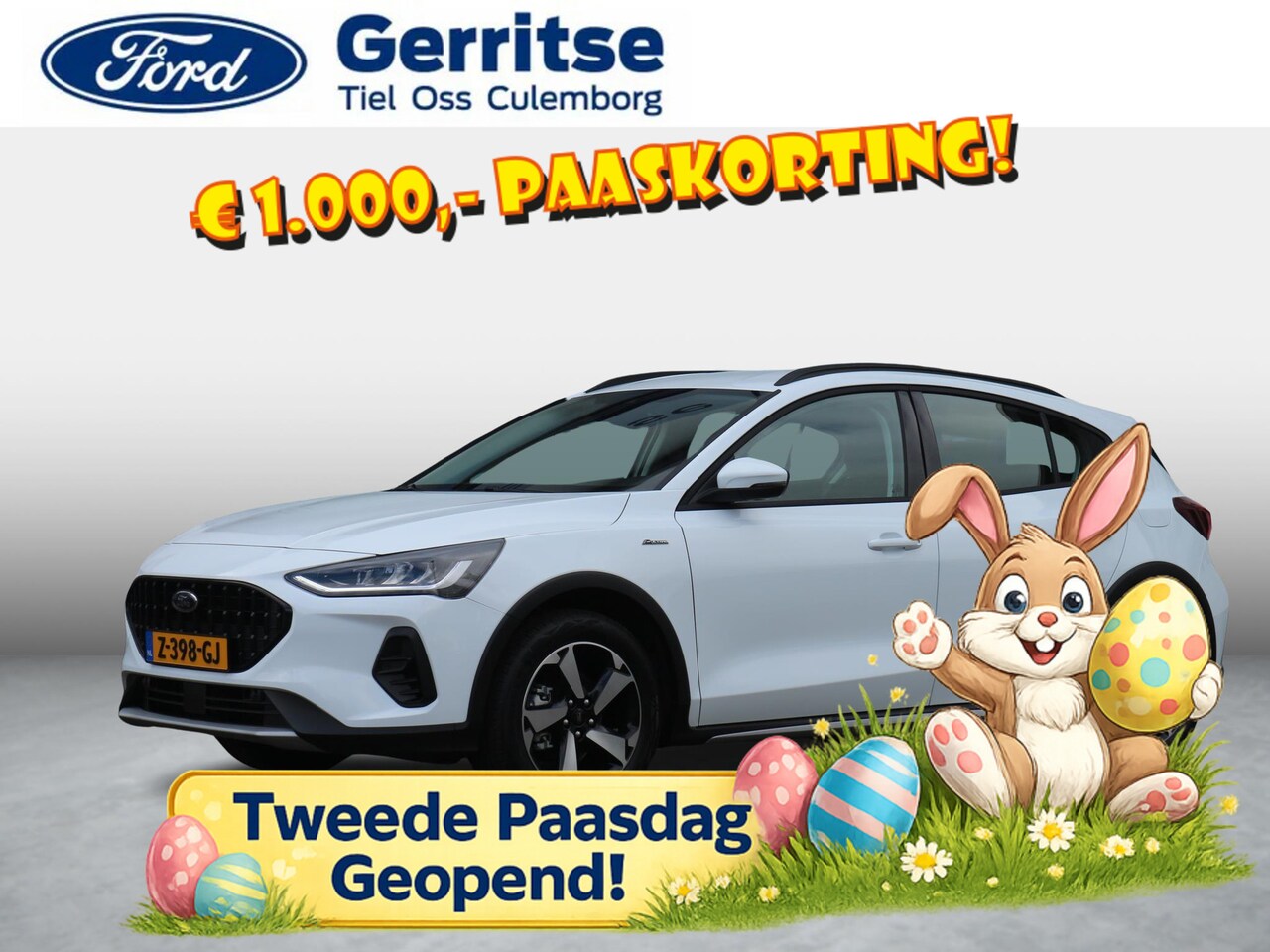 Ford Focus - 1.0 125pk Hybrid Automaat Active * Camera * Winter Pack * SYNC4 Navi - AutoWereld.nl