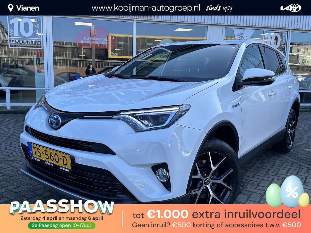 Toyota RAV4 - 2.5 Hybrid AWD Style Schuif/-kanteldak! Keyless, navigatie, adaptieve cruise control, acht - AutoWereld.nl