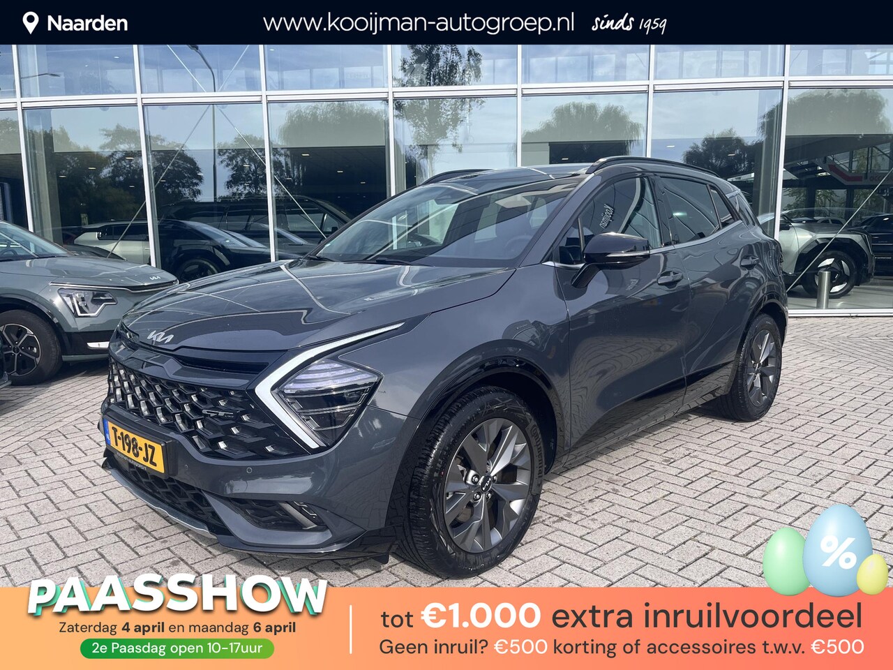 Kia Sportage - 1.6 T-GDi Hybrid GT-Line Schuifdak|Lmv|Stoelverwarming|Nieuw geleverd!! Dealer onderhouden - AutoWereld.nl
