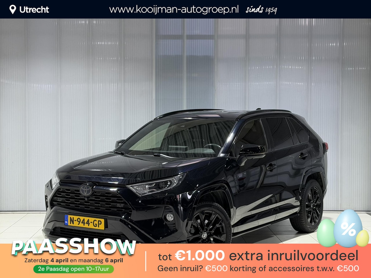 Toyota RAV4 - 2.5 Hybrid AWD Black Edition | Afn. Trekhaak | All season banden | Side Skirts | - AutoWereld.nl