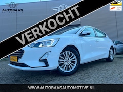 Ford Focus - 1.0 EcoBoost Titanium AUTOMAAT+NL-AUTO+NAP+1EIG+NAVI+CLIMATE CONTROL+CRUISECONTROL+PARKEER